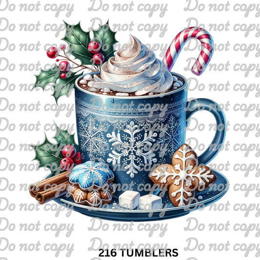 384 CHRISTMAS DECAL 4"