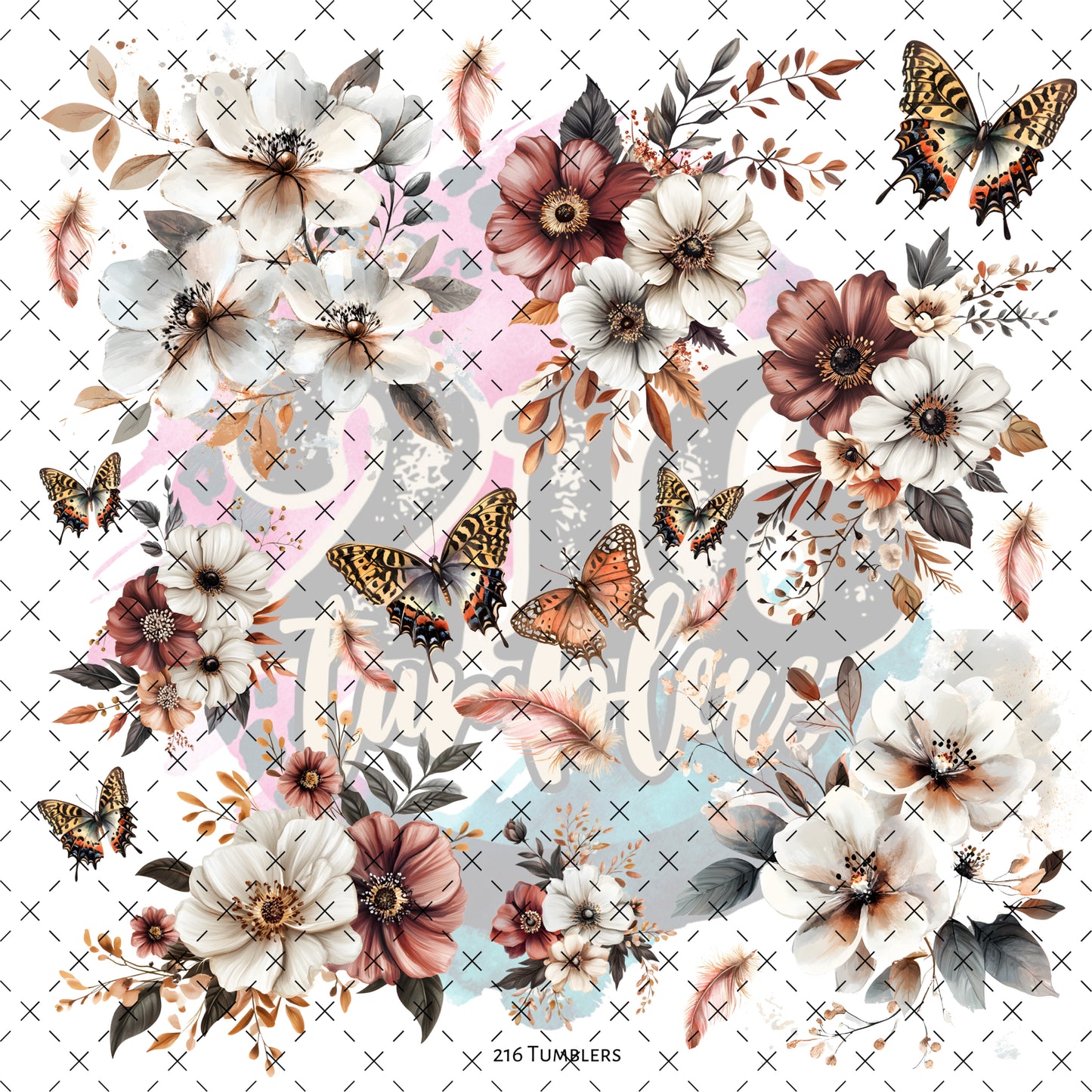 10X10- 129 Fall Spring Garden