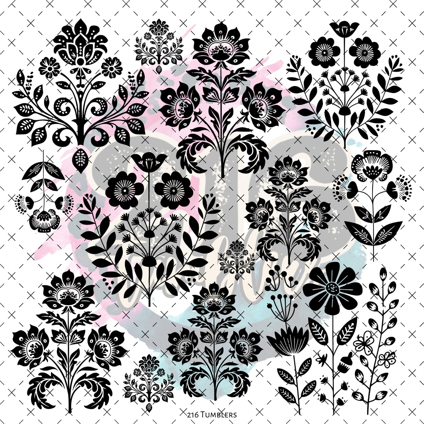 10X10- 136 Outline Elements