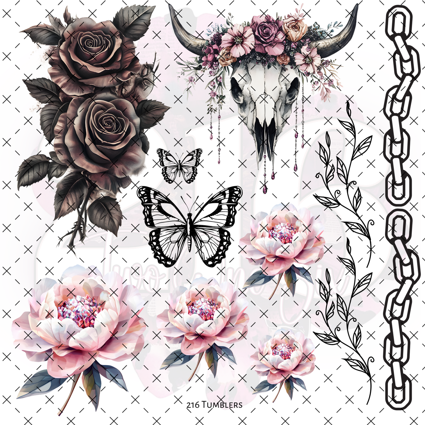 10X10- 198 CHOCOLATE FANTASY