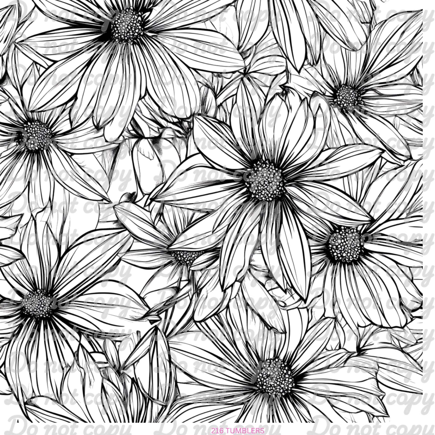 690 MORE FLORAL OUTLINES