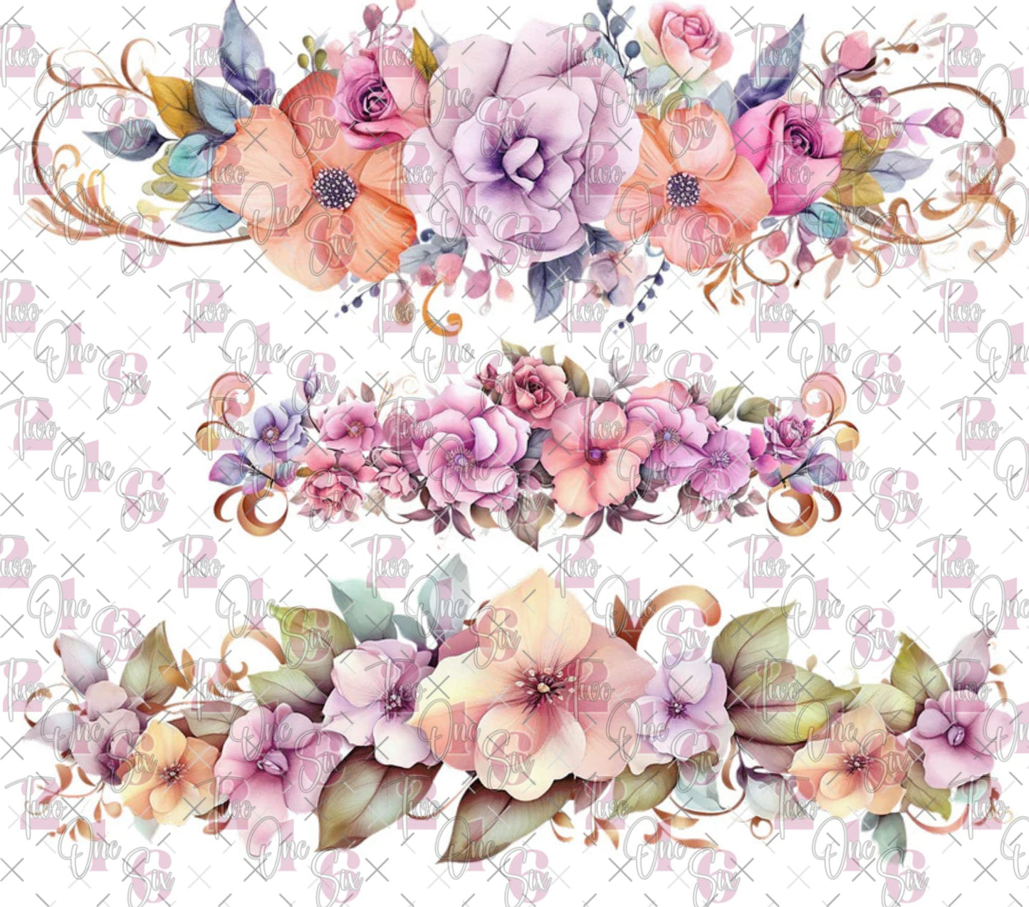 20-69 Flower strip tall + mini