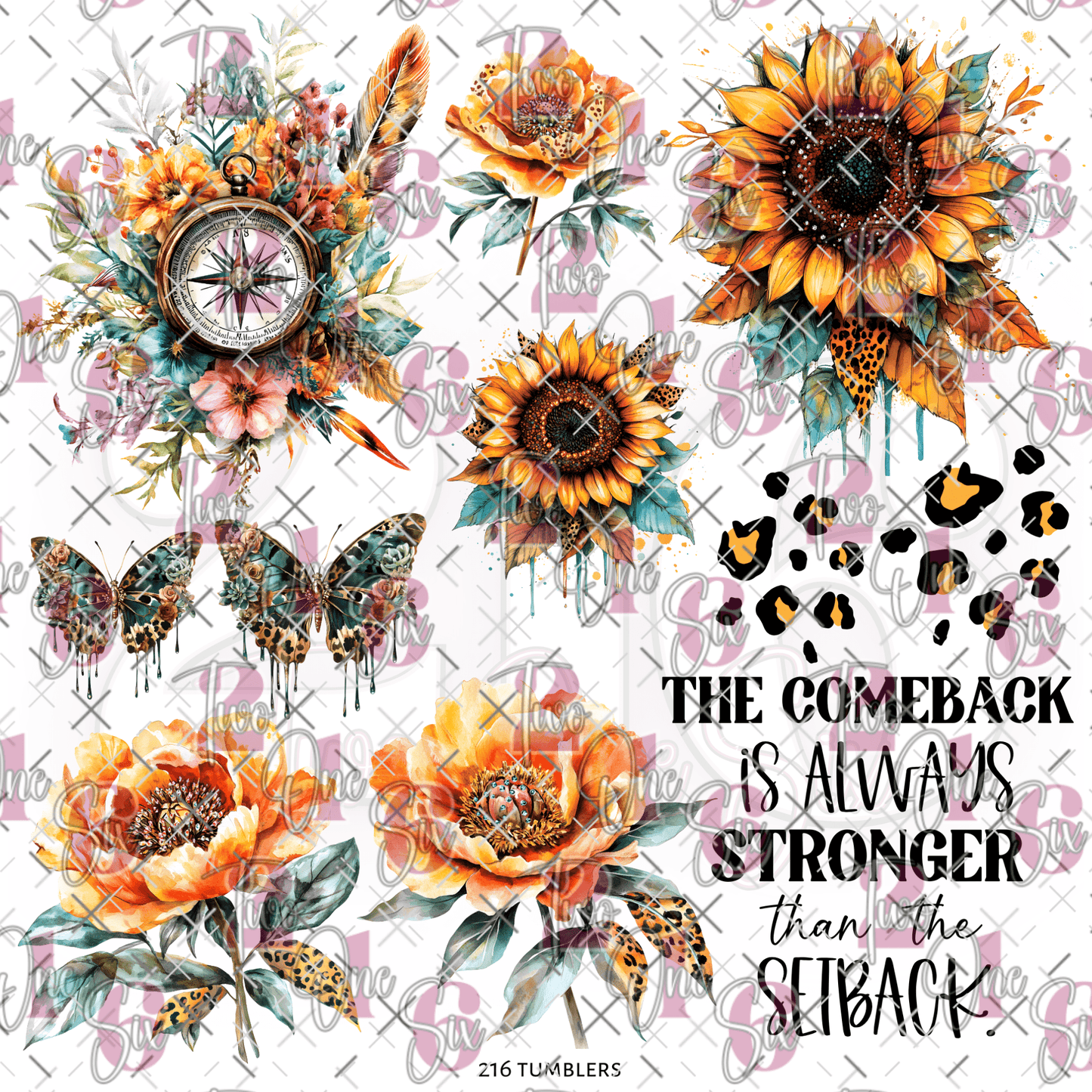 287 THE COMEBACK IS ALWAYS STRONGER - 216 Tumblers