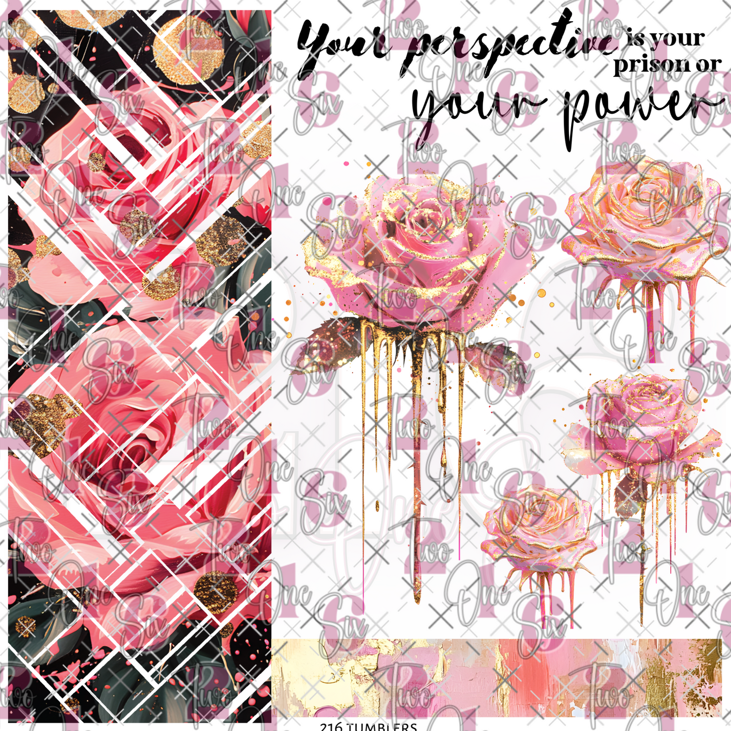 249 BRAIDED FLORAL DRIP