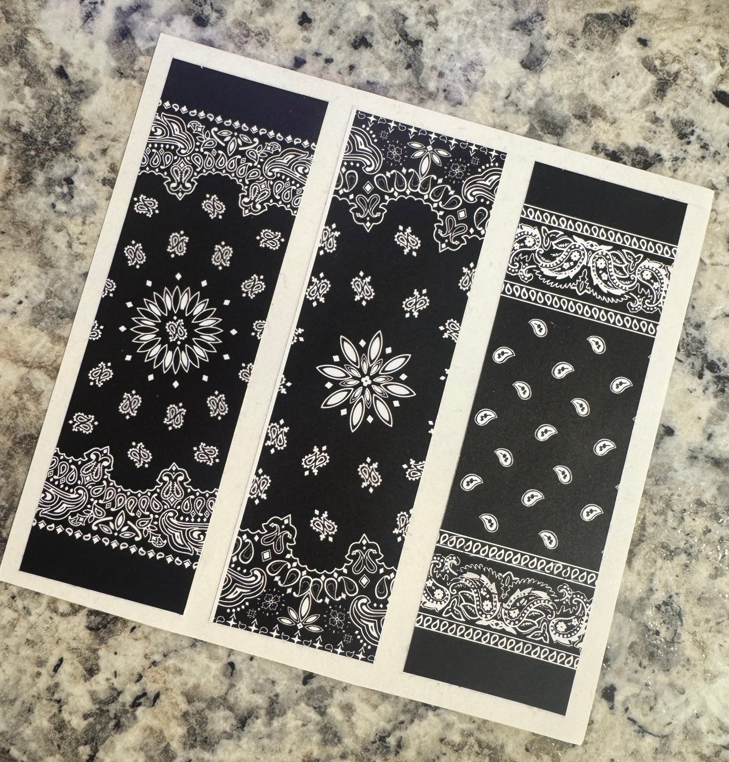 3 Bandana Black - 216 Tumblers