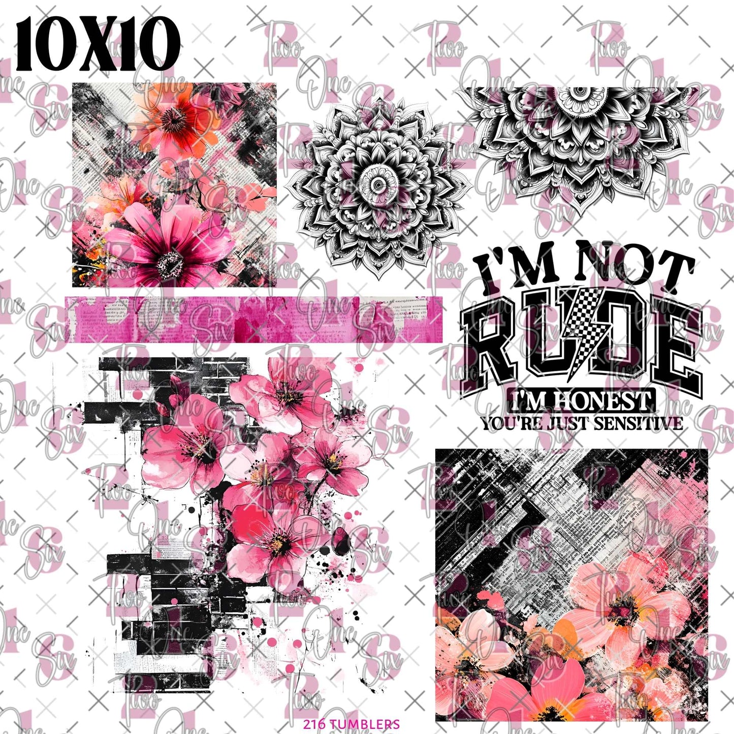 410 IM NOT RUDE IM HONEST - 216 Tumblers