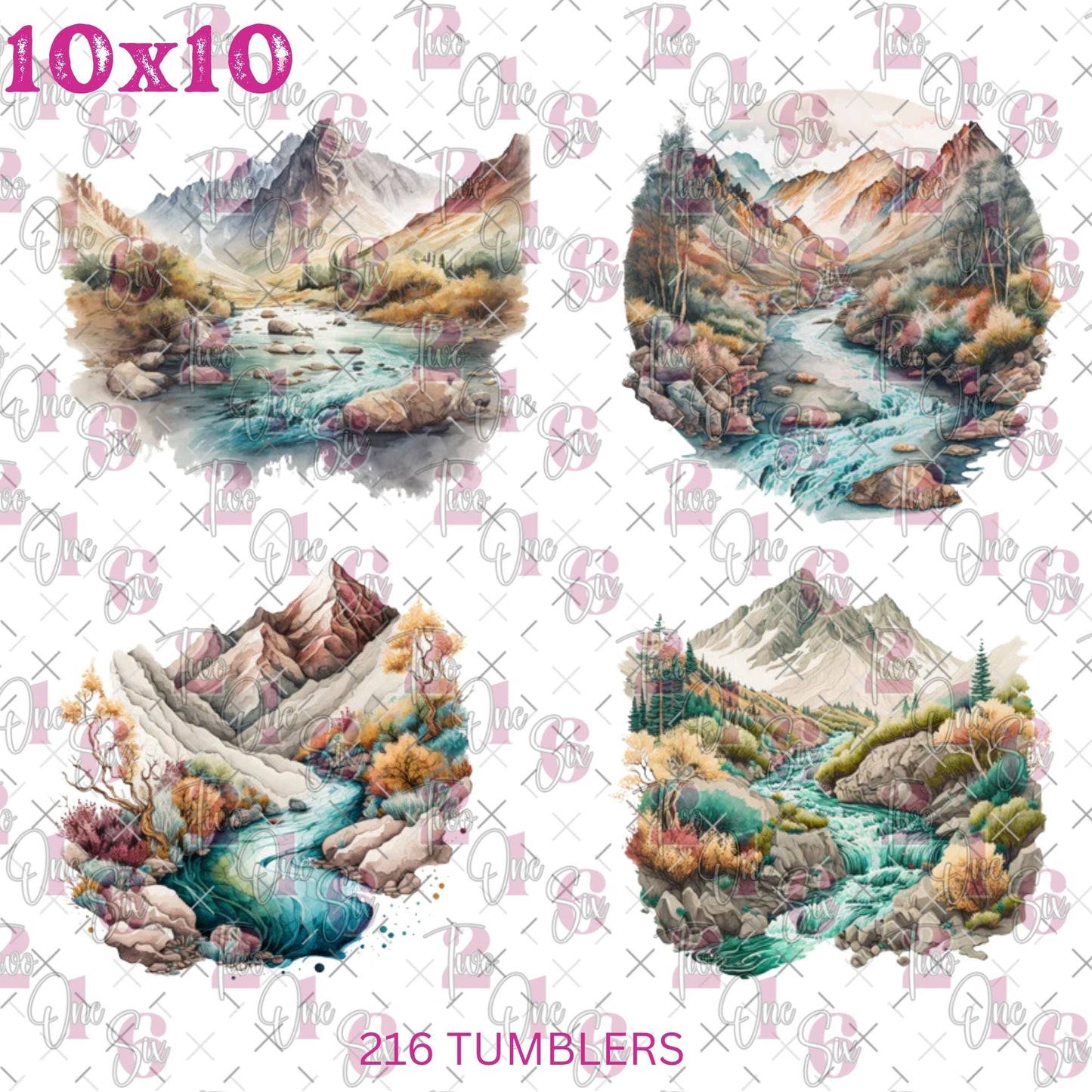 459 MOUNTAIN STUFF - 216 Tumblers