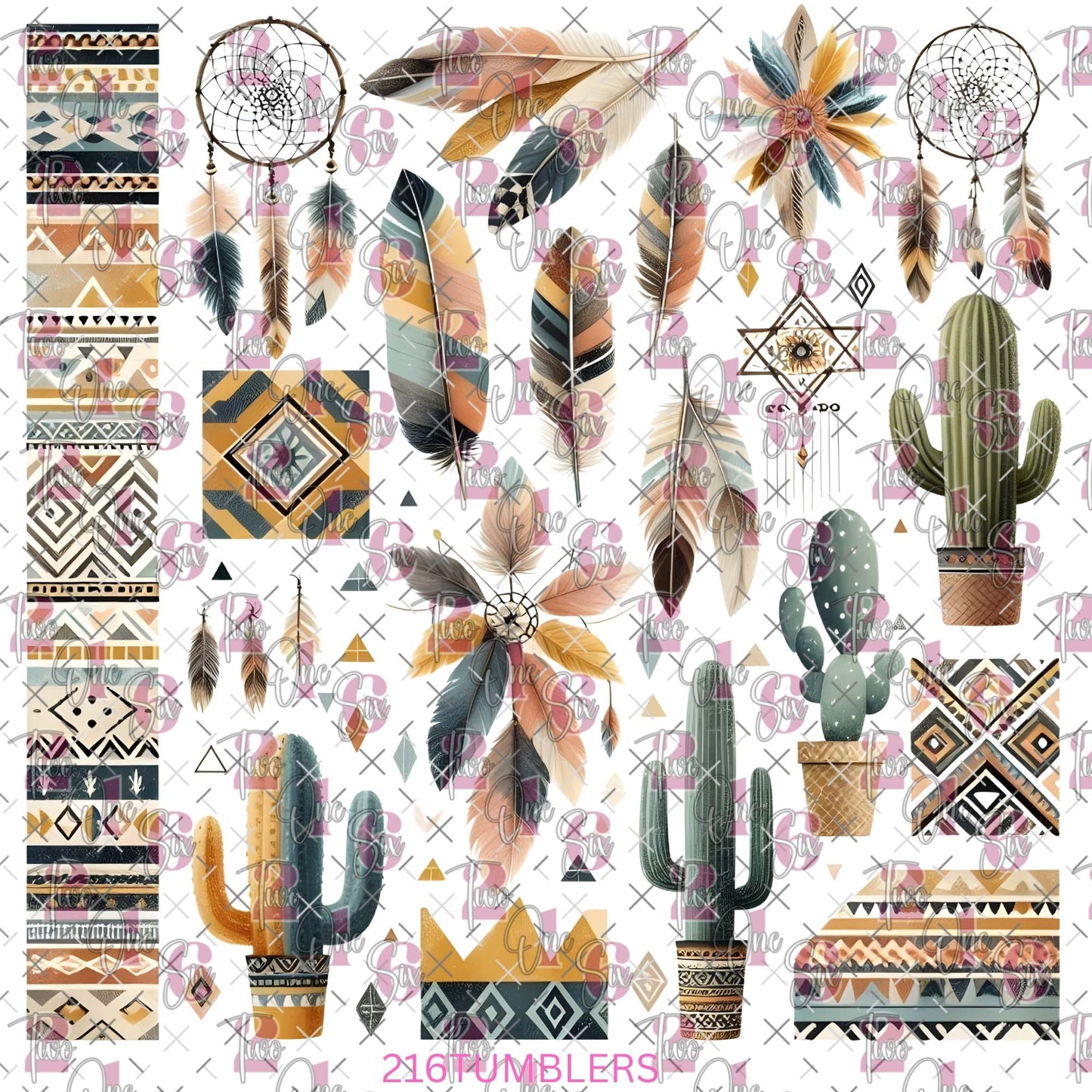 460 WESTERN STUFF - 216 Tumblers