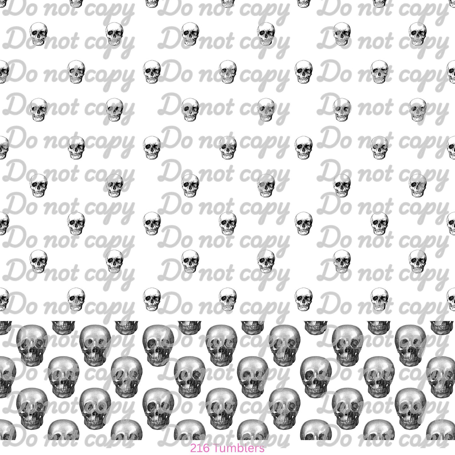 627 MINI SKULLS BIRTHDAY DROP