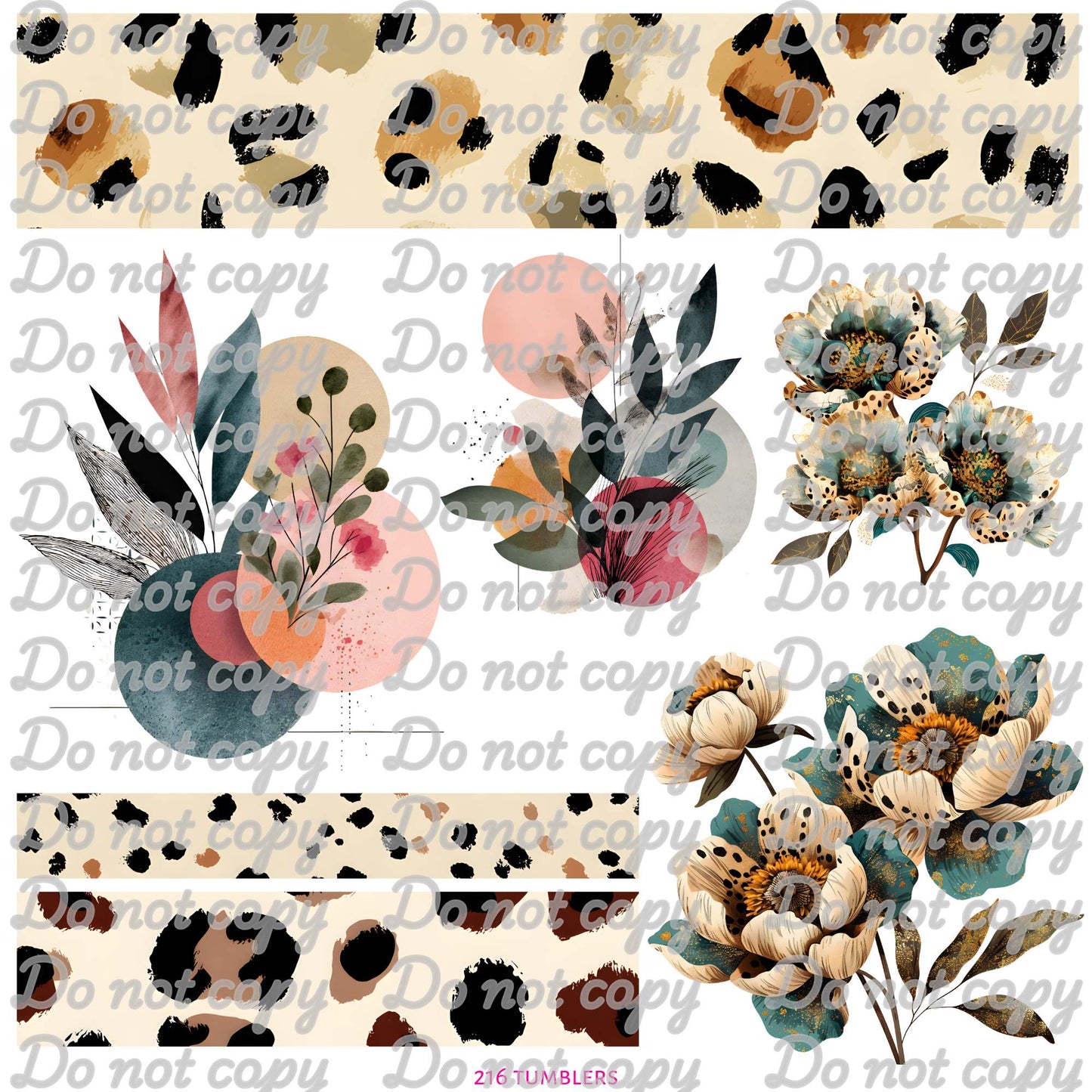 638 CREAM AFFAIR - 216 Tumblers