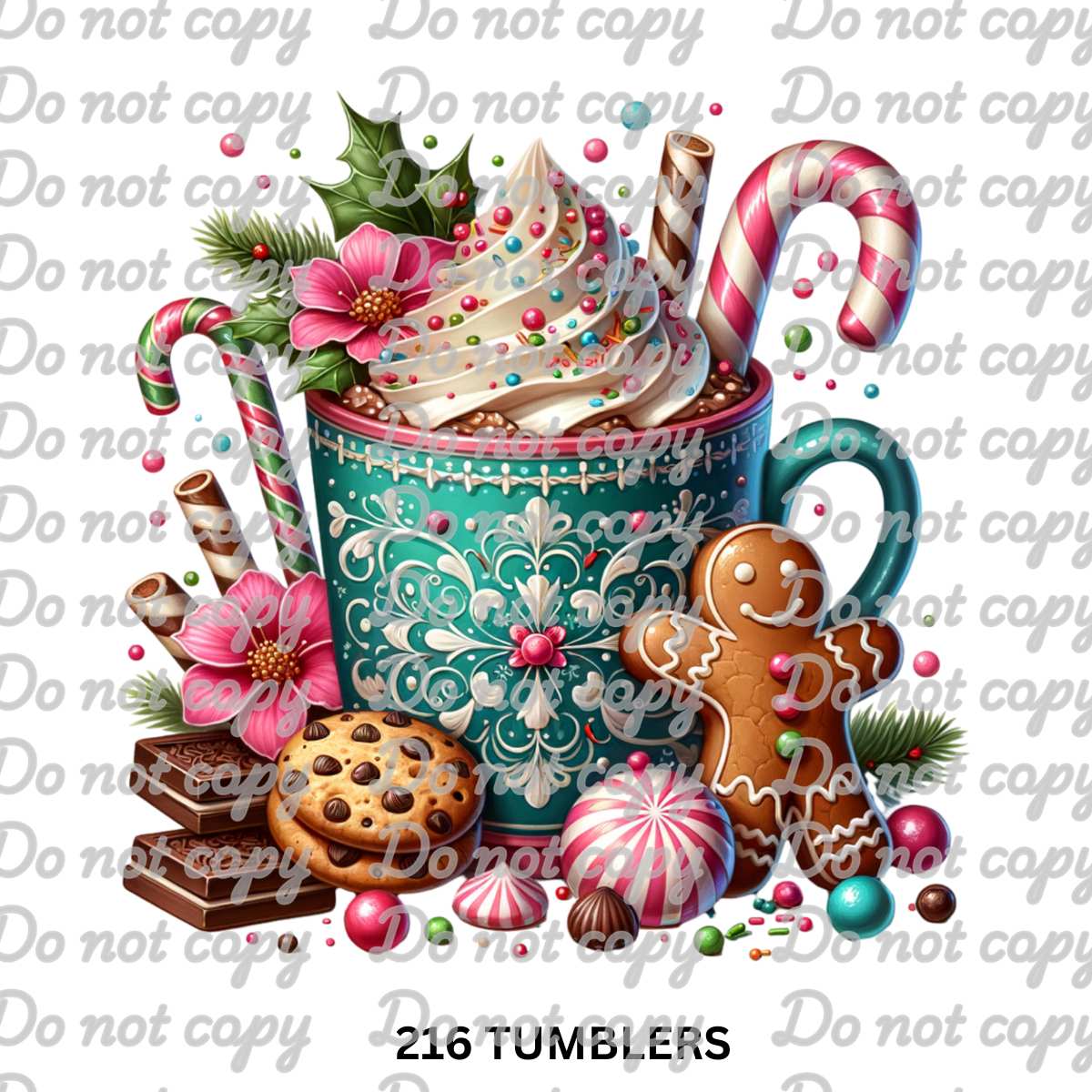 390 CHRISTMAS DECAL 4"