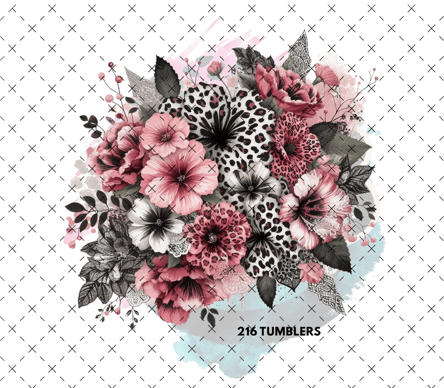 7X7 2 FLORAL BOUQUET