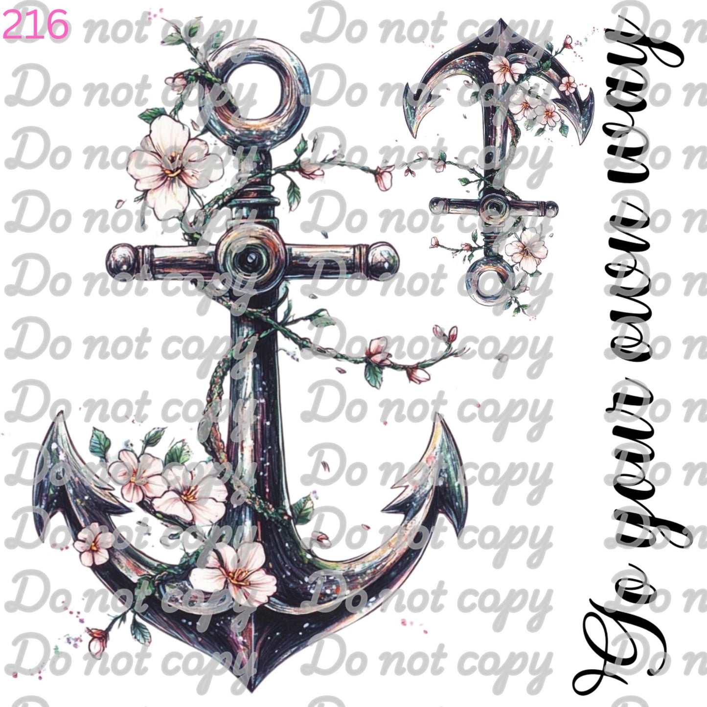 7X7 29 ANCHOR - 216 Tumblers