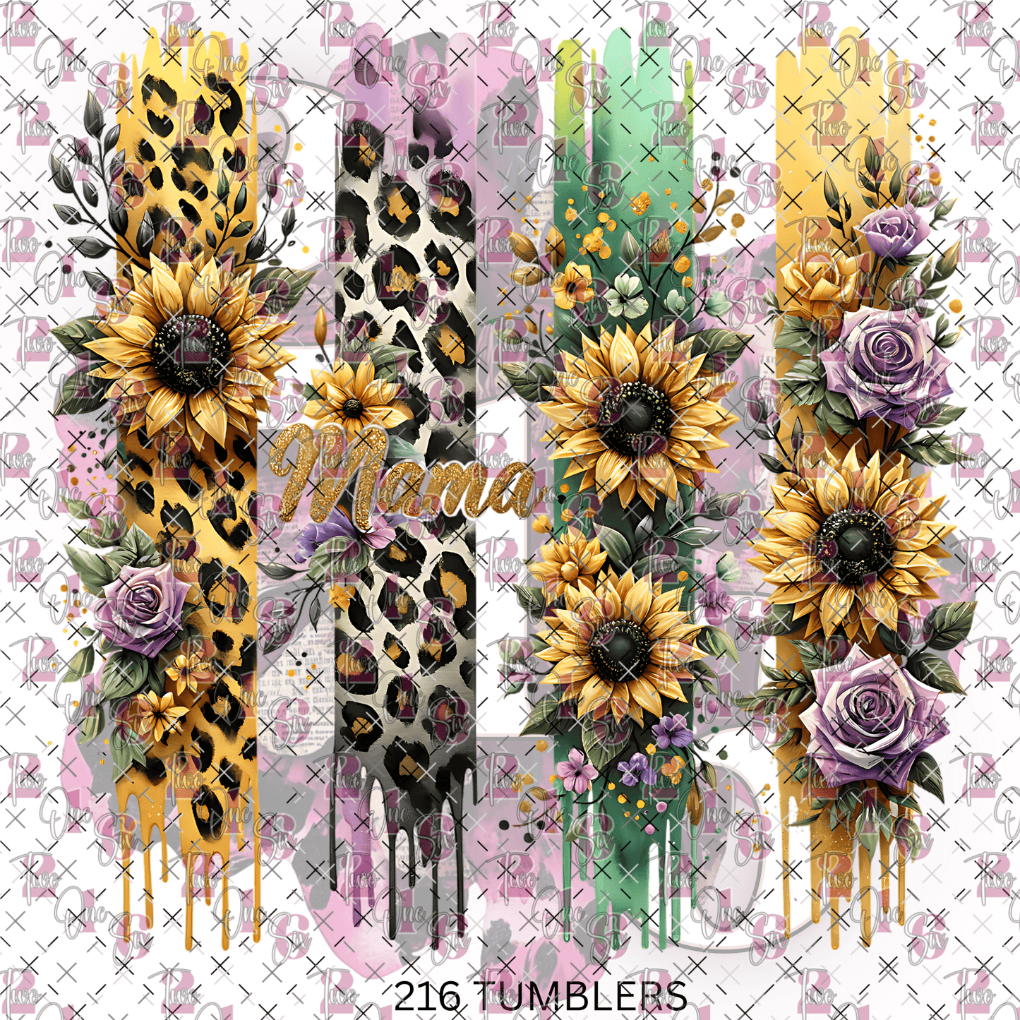 7X7 MAMA 8 - 216 Tumblers