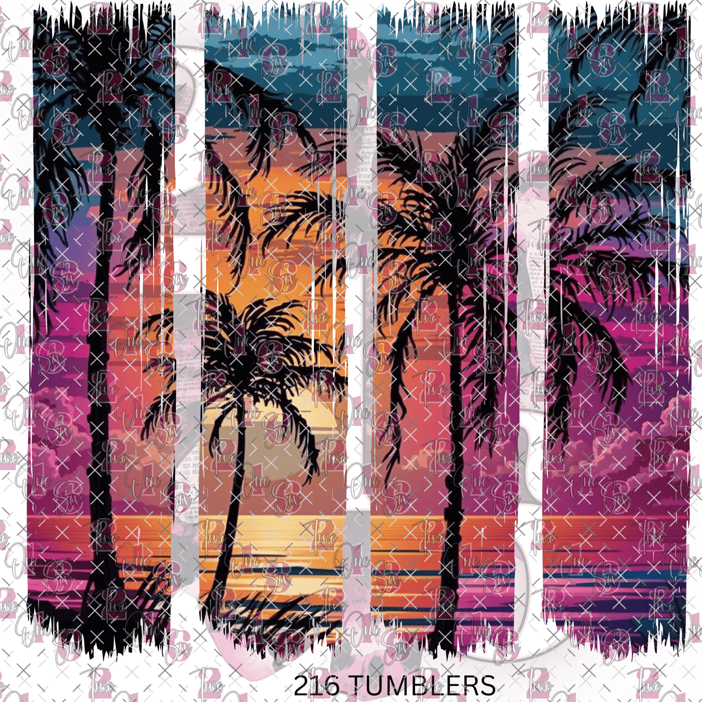 7X7 NEON SUNSET - 216 Tumblers