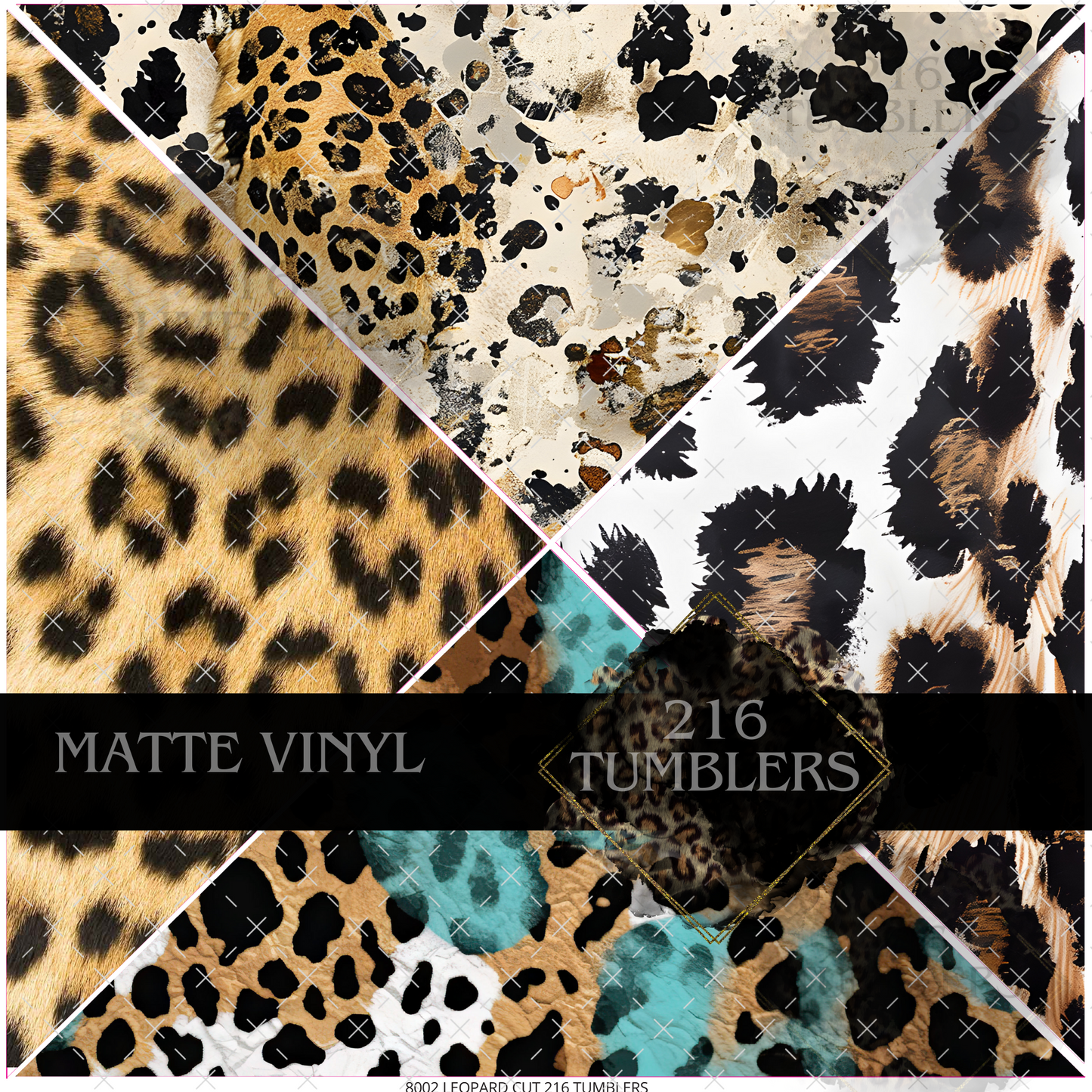 8002 Leopard Mixed Media