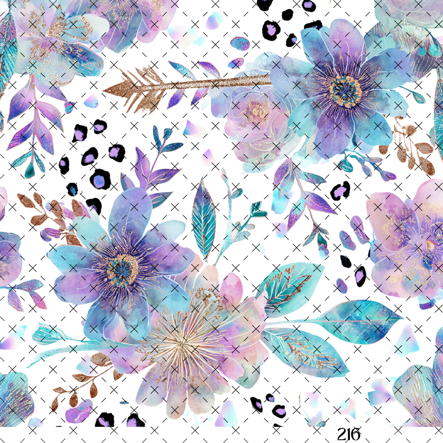 808 PASTEL N LEOPARD PEEK ABOO - 216 Tumblers