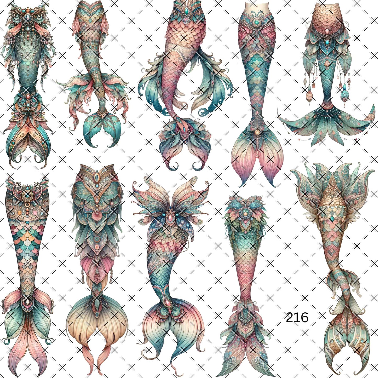 903 MERMAID TALES - 216 Tumblers