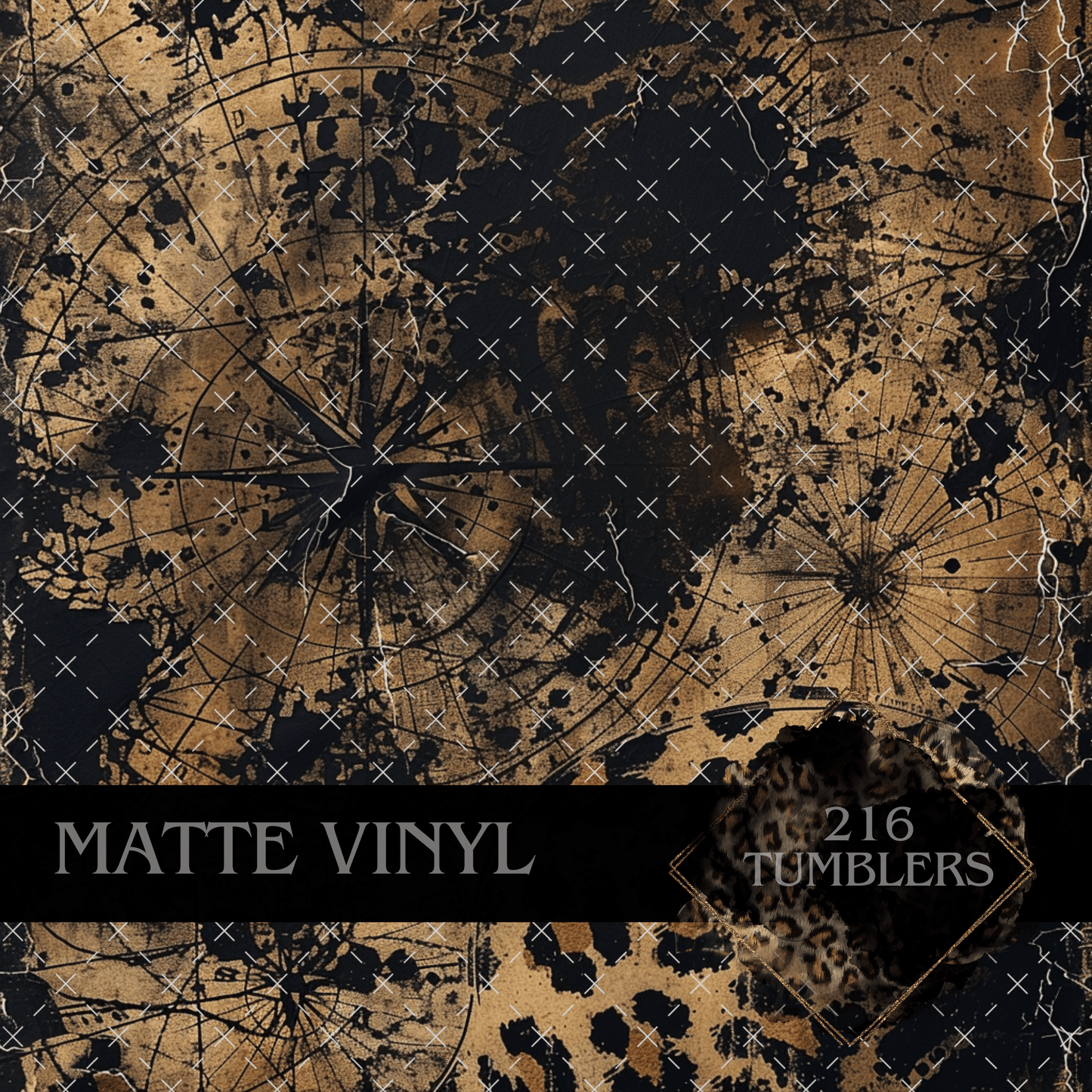 9556 VINTAGE SPOTS - 216 Tumblers