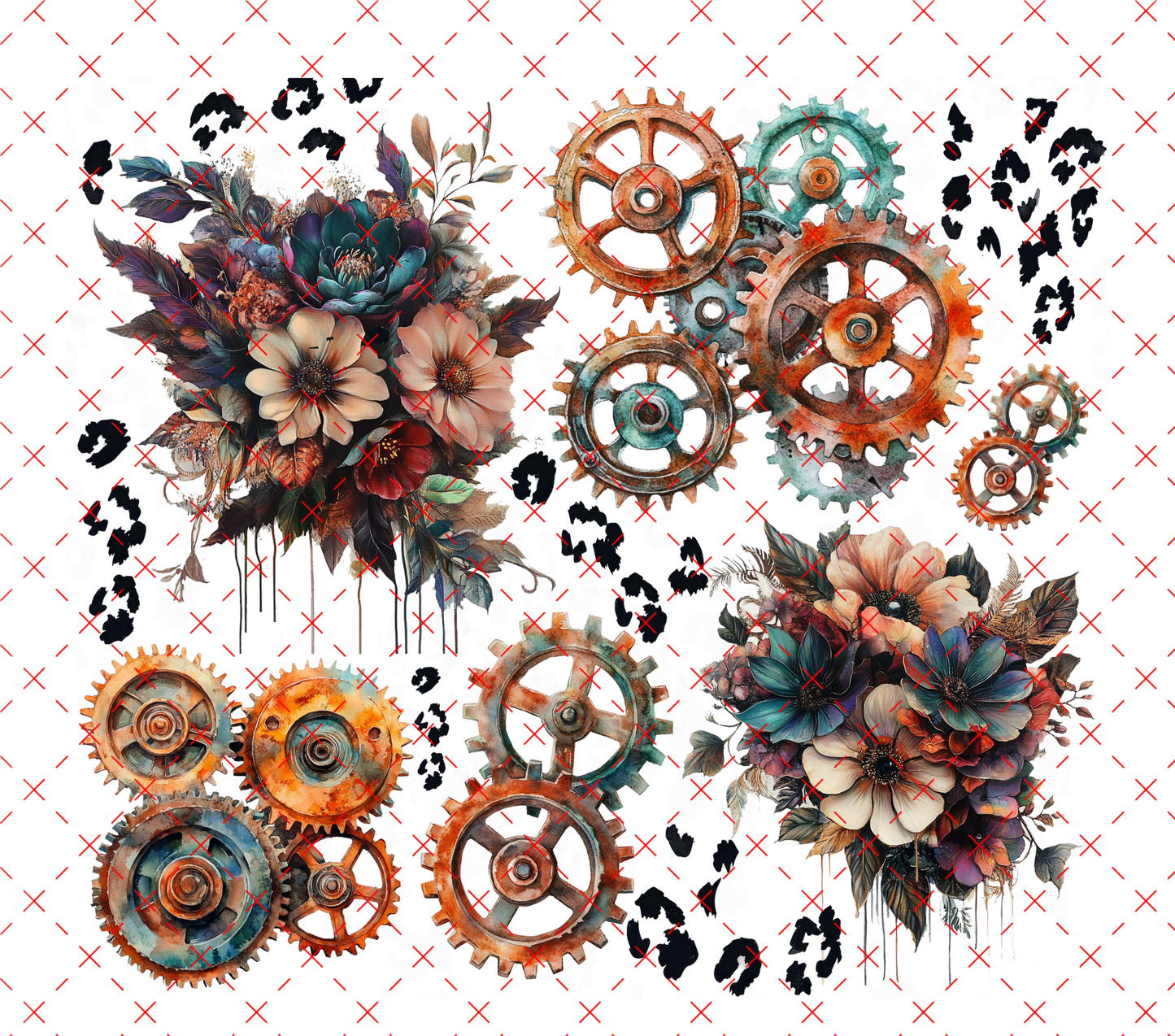 20 - 198 LEOAPRD PRINT GEARS 2.0