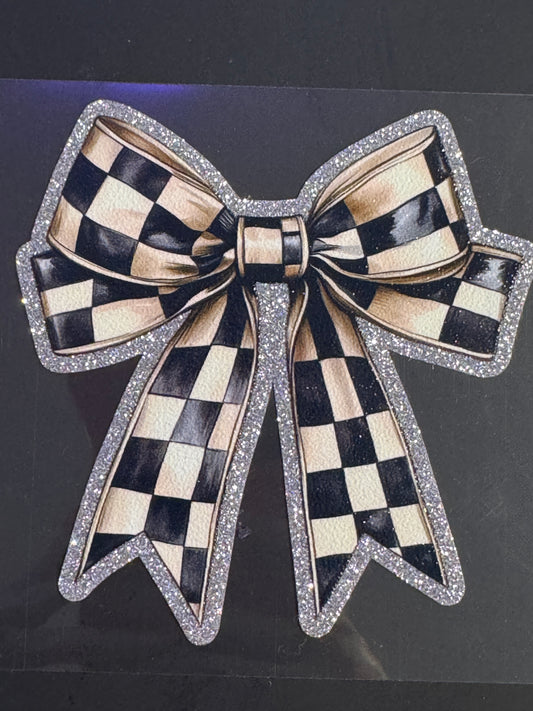 GLITTER UVDTF 362 CHECKER BOW