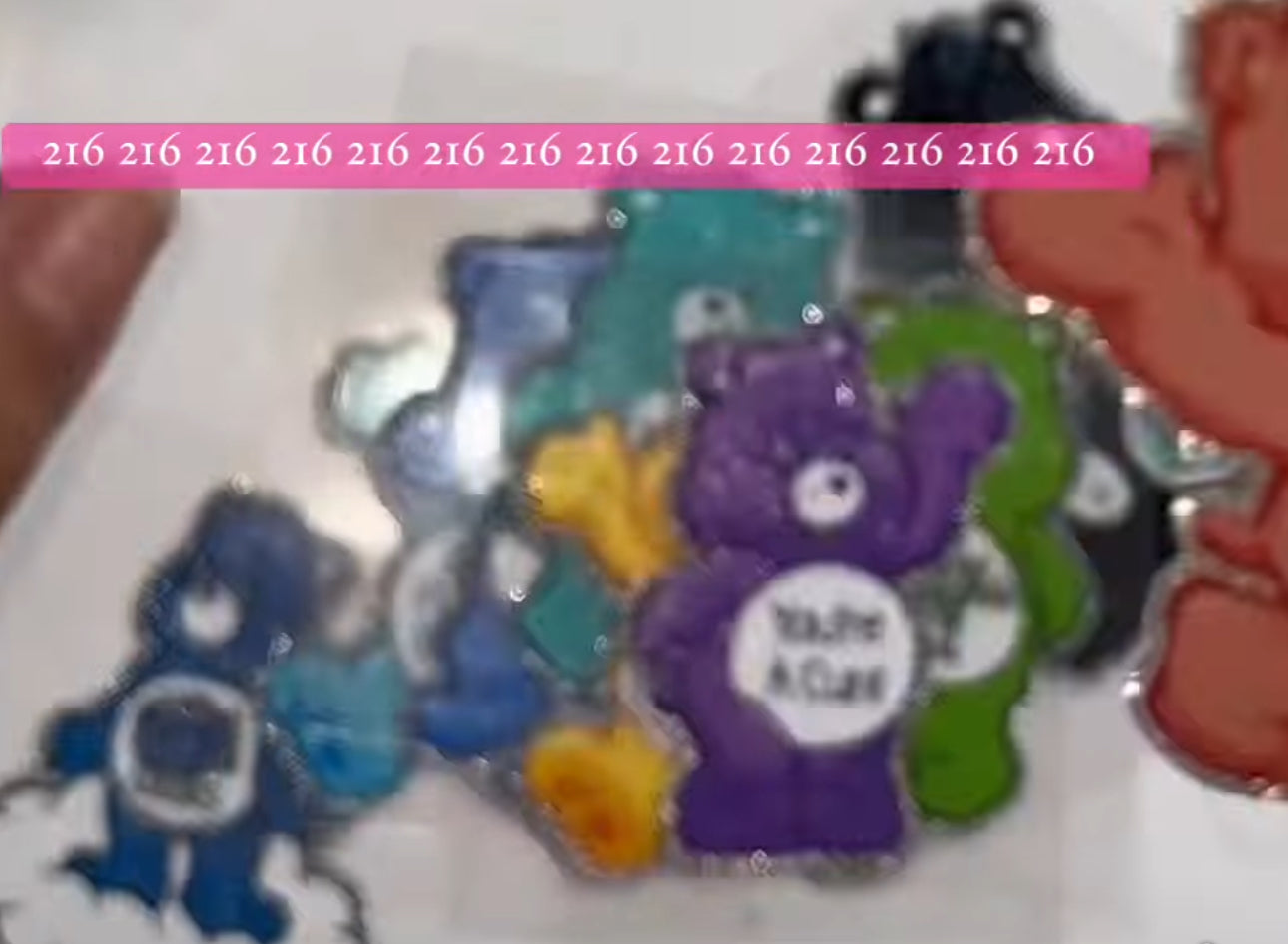 GLITTER UVDTF SWEARY SHOTS PACK OF 12