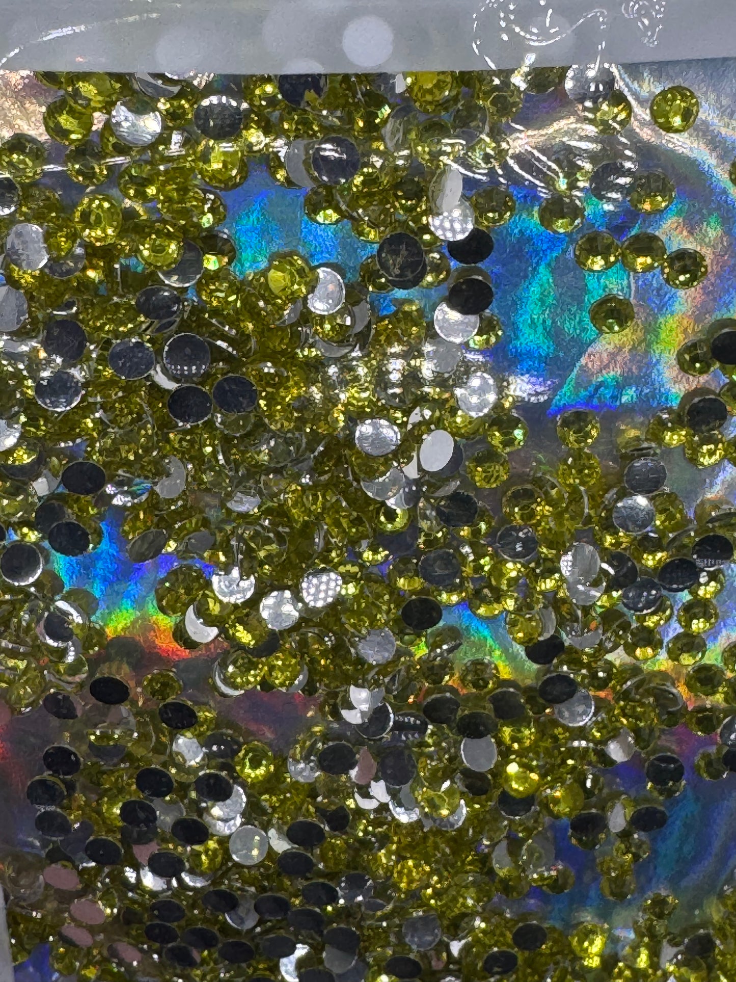 3mm RESIN RHINESTONES LEMONCELLO