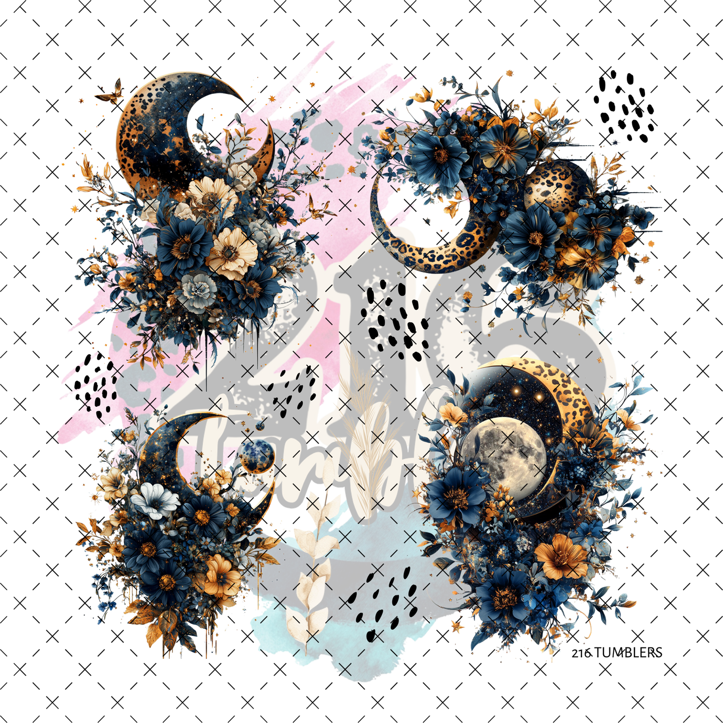 10X10-92 LEOPARD MOON