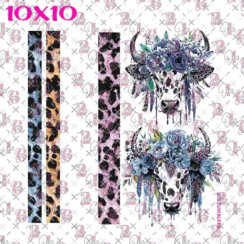 394 BLUE WESTERN BULL