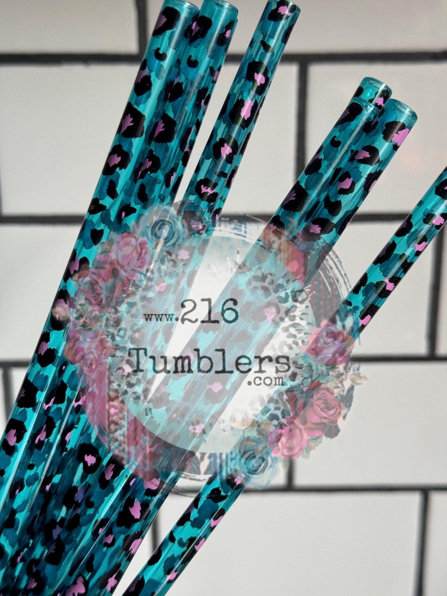 A1 SERIES: TURQUOISE LEOPARD - 216 Tumblers