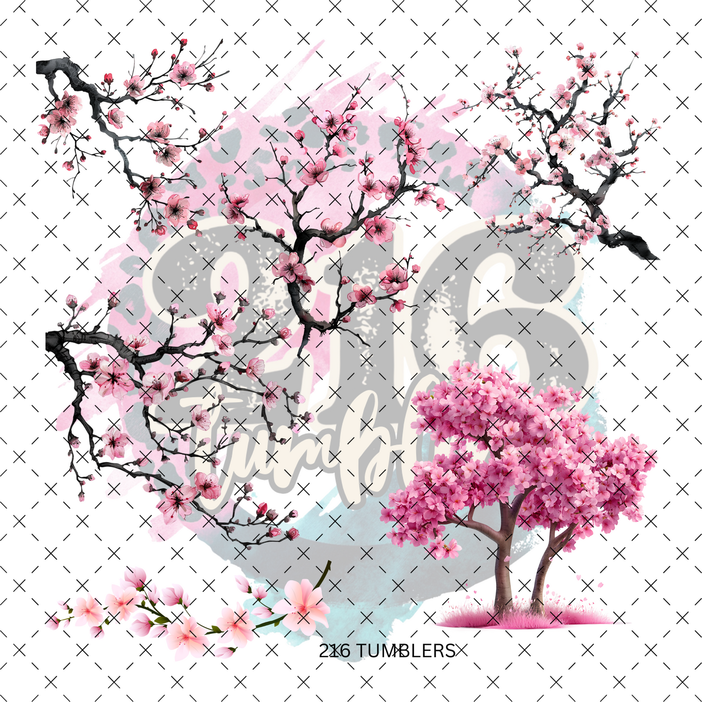 10X10- 121 Cherry Blossom