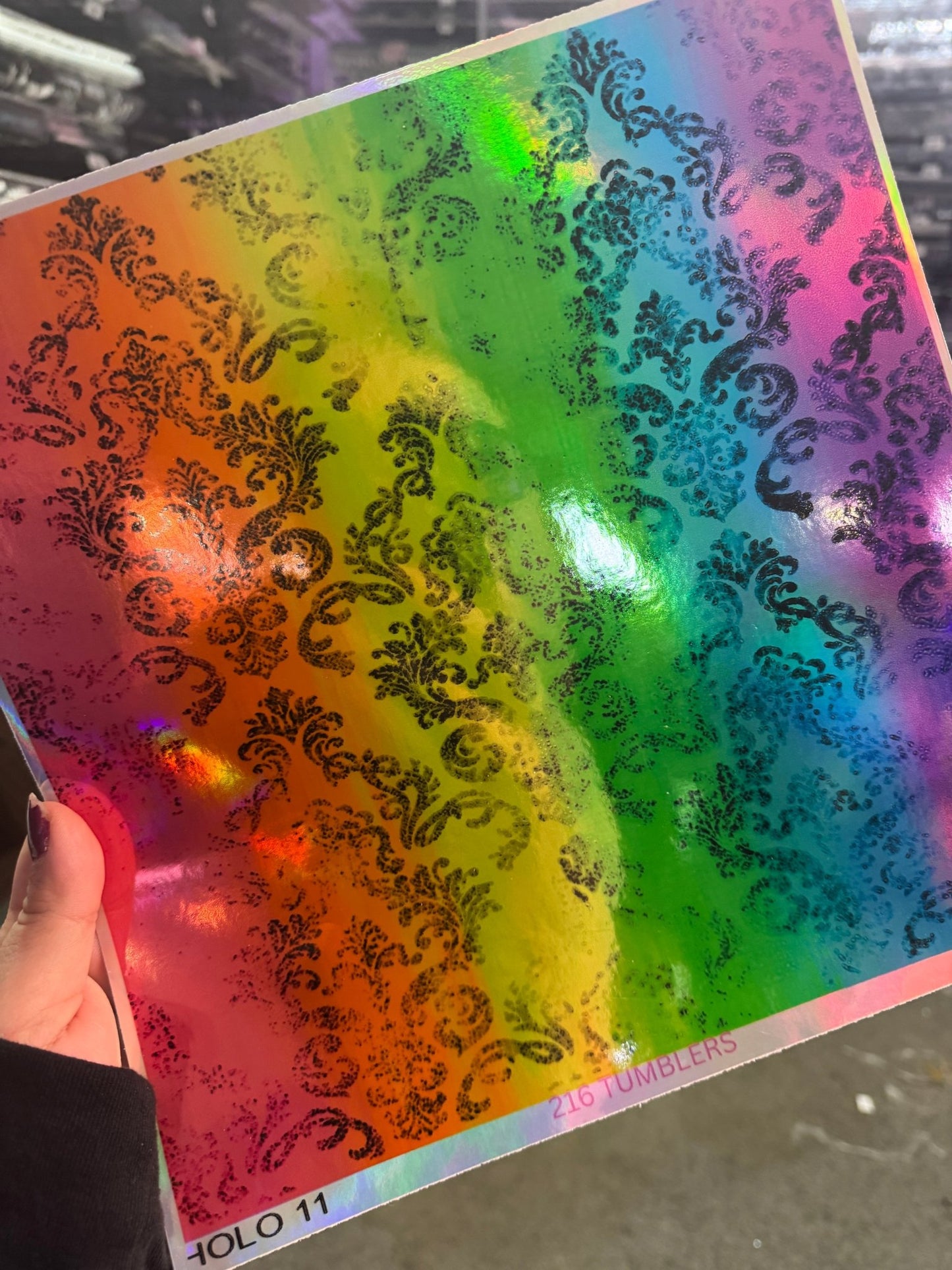 HOLOGRAPHIC ARCHIVE - OMBRE GRUNGE 10X10 - 216 Tumblers
