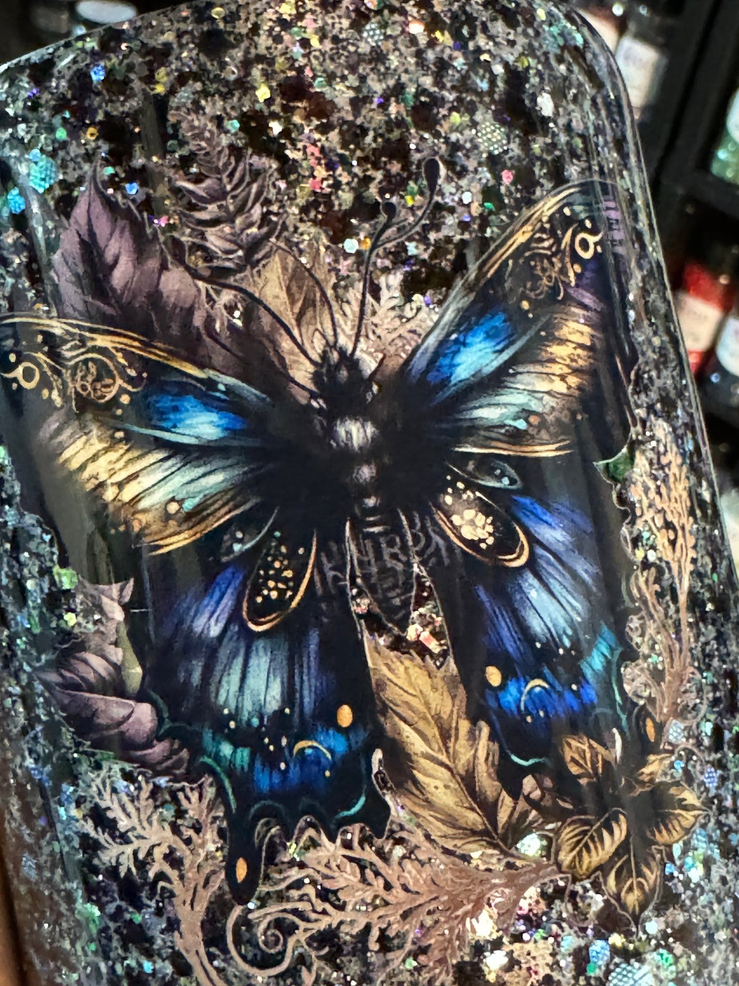 Midnight Butterflies Tumbler - 216 Tumblers