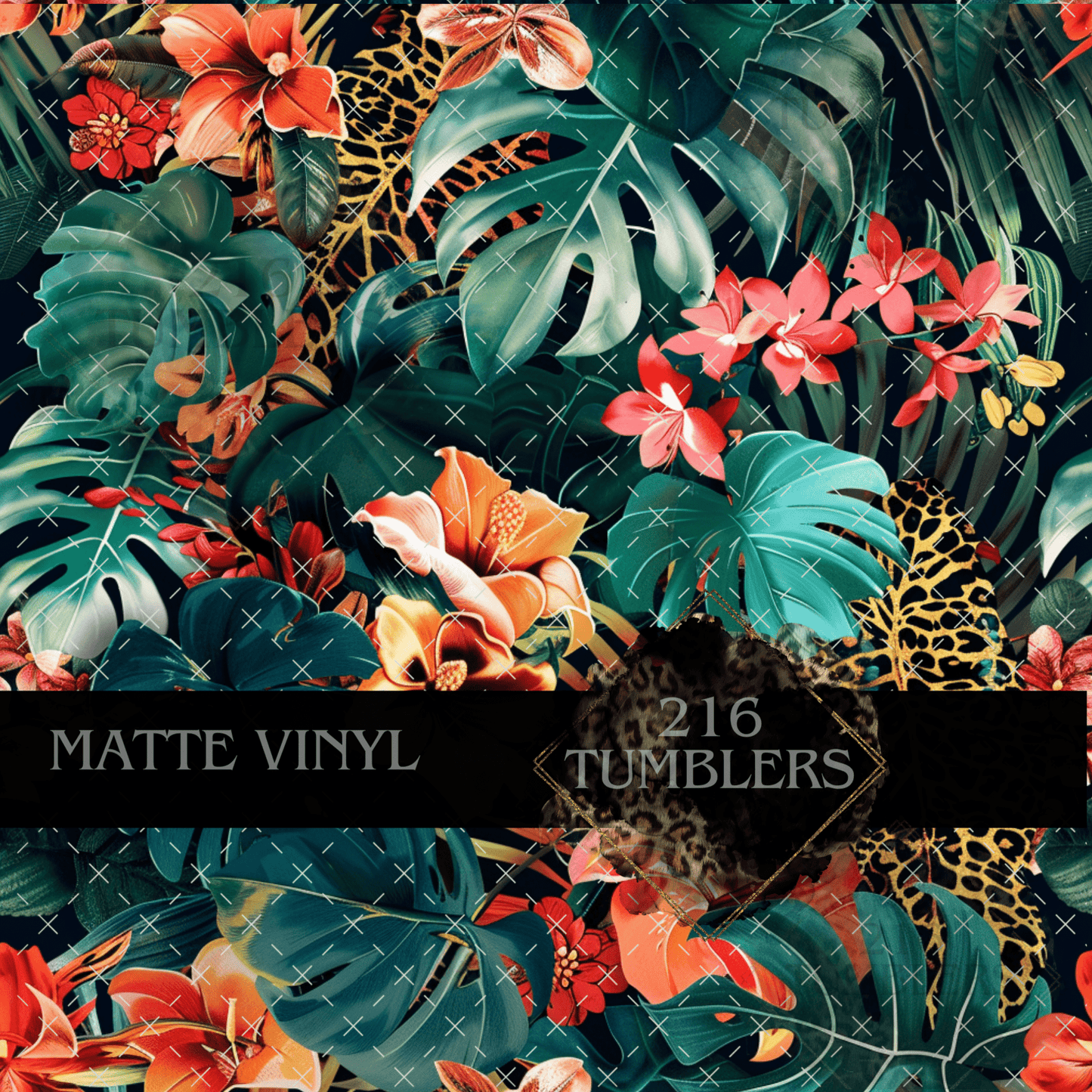 TROPICAL 4 12X12 - 216 Tumblers