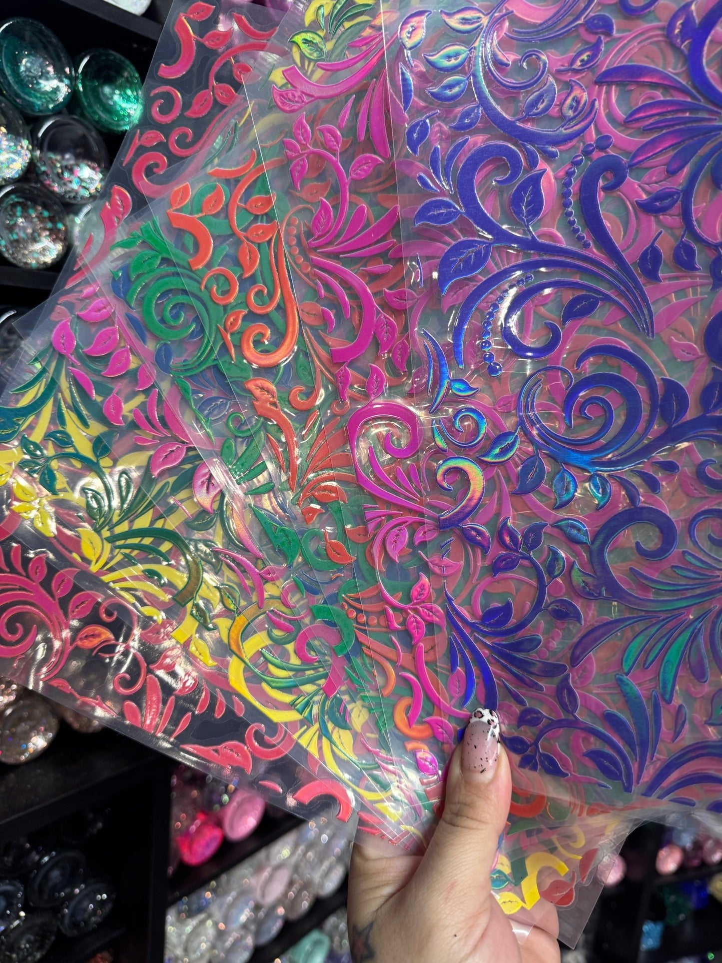 Ultimate Holographic Tooled Leather Bundle (9 SHEETS) **DISCONTINUING** - 216 Tumblers