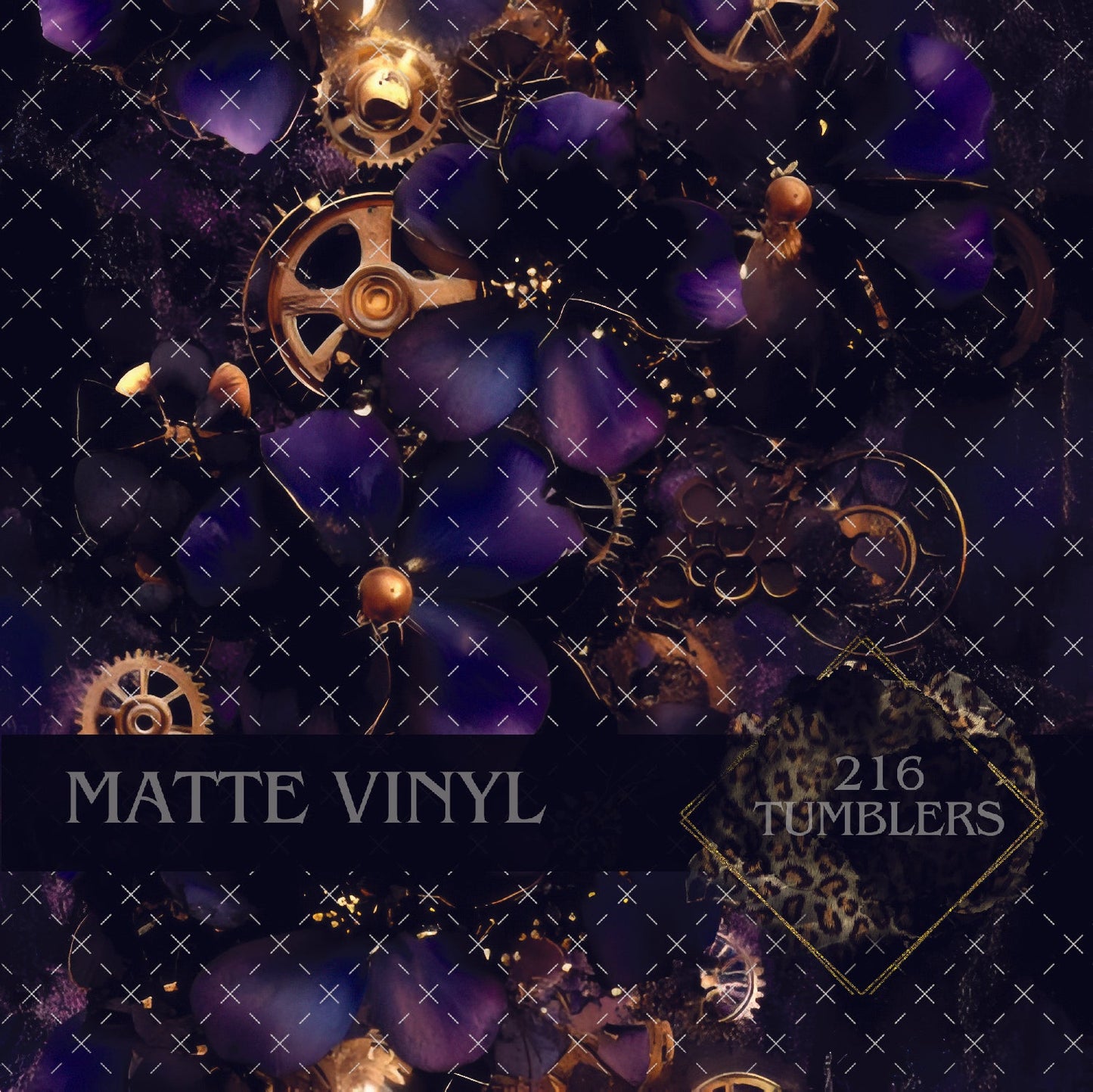 V104 MIDNIGHT STEAMPUNK - 216 Tumblers