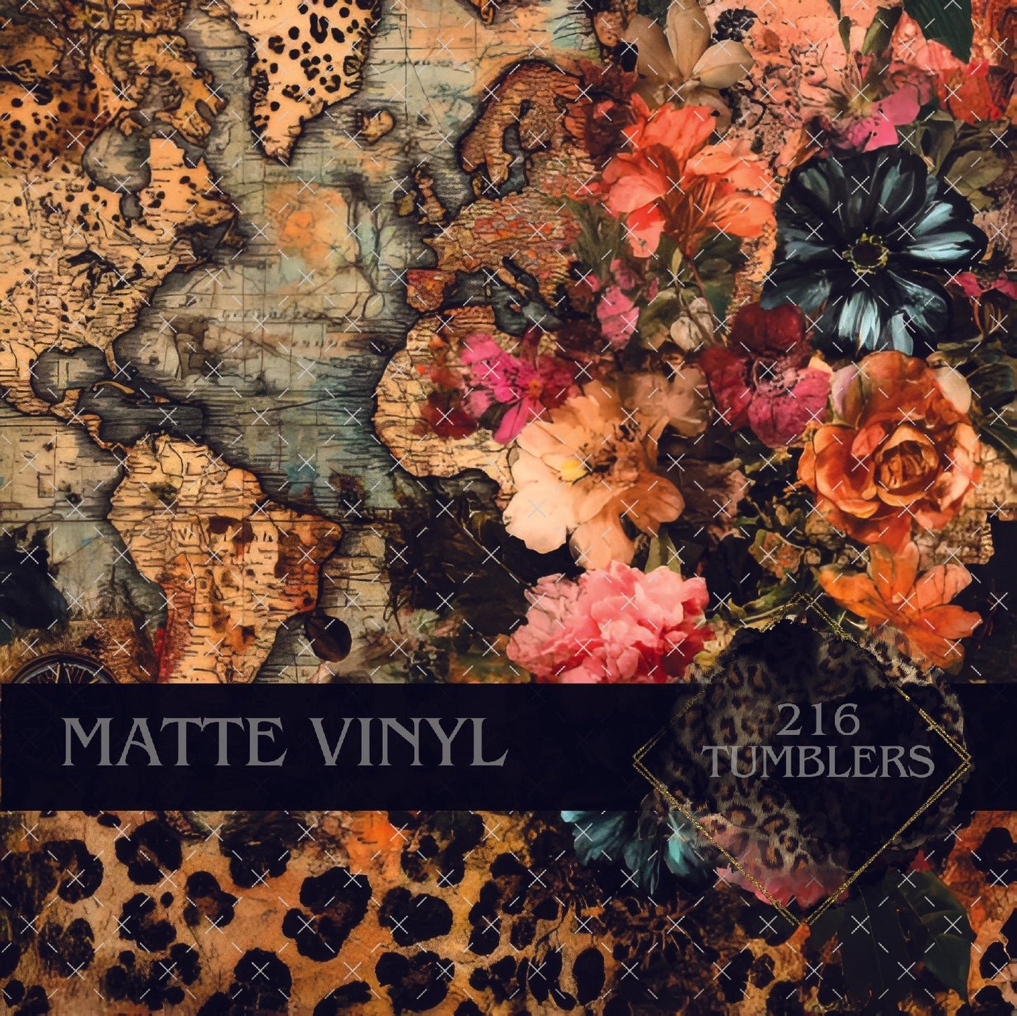 V112 - JUNGLE MAP - 216 Tumblers