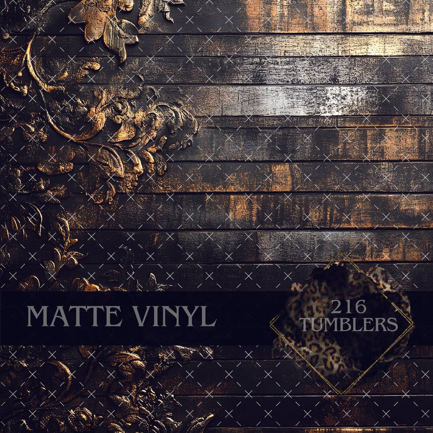 V176 CHARRED ART - 216 Tumblers