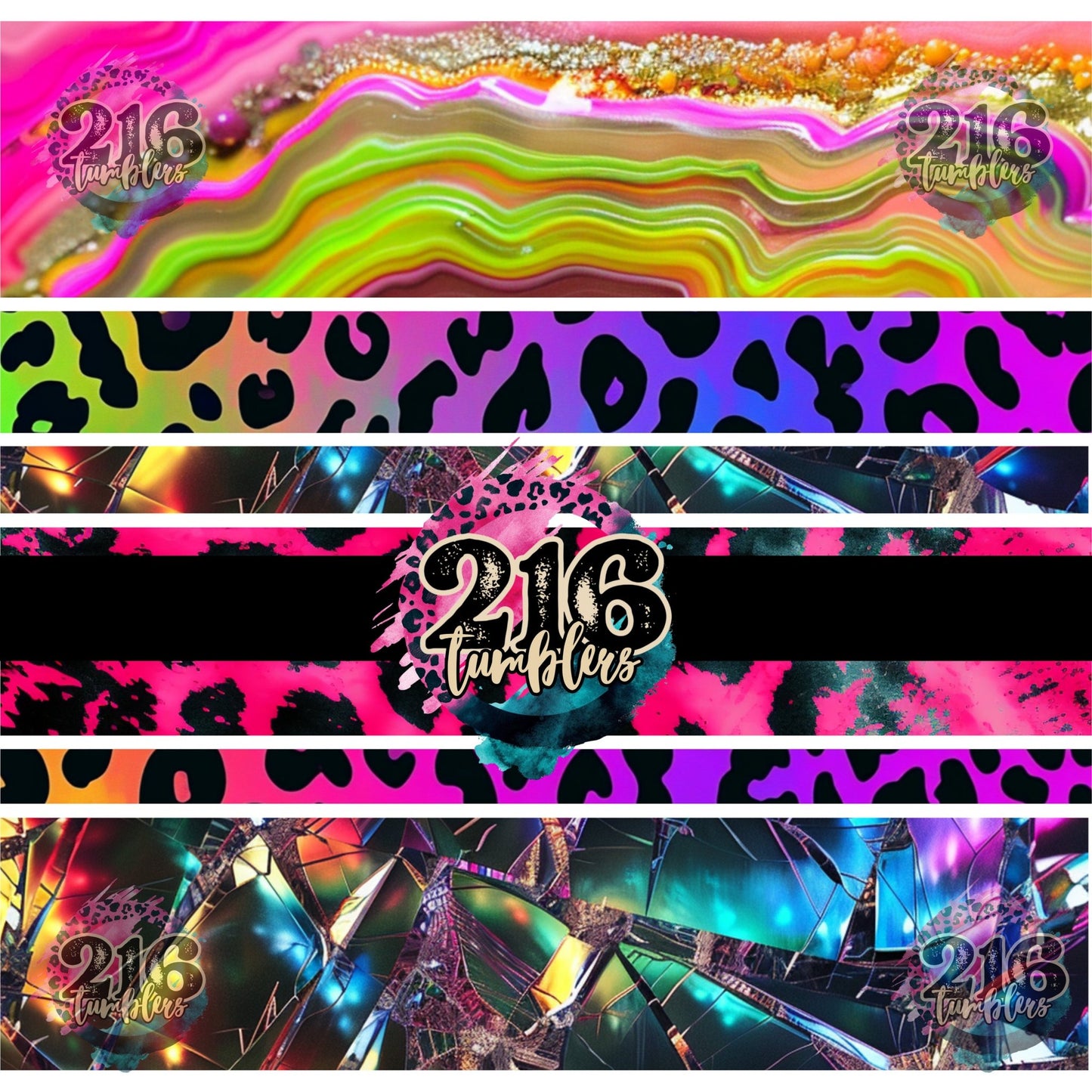 V459 BAND Q 12X12 - 216 Tumblers