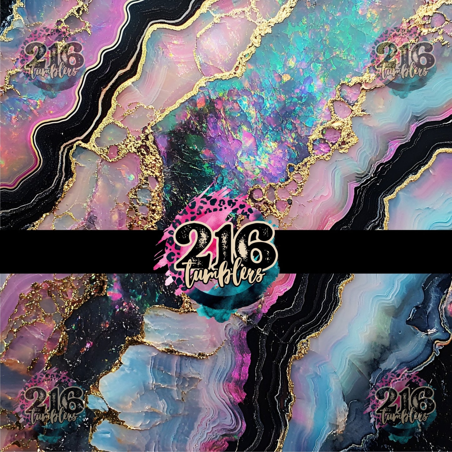 V520 PASTEL GEODE - 216 Tumblers