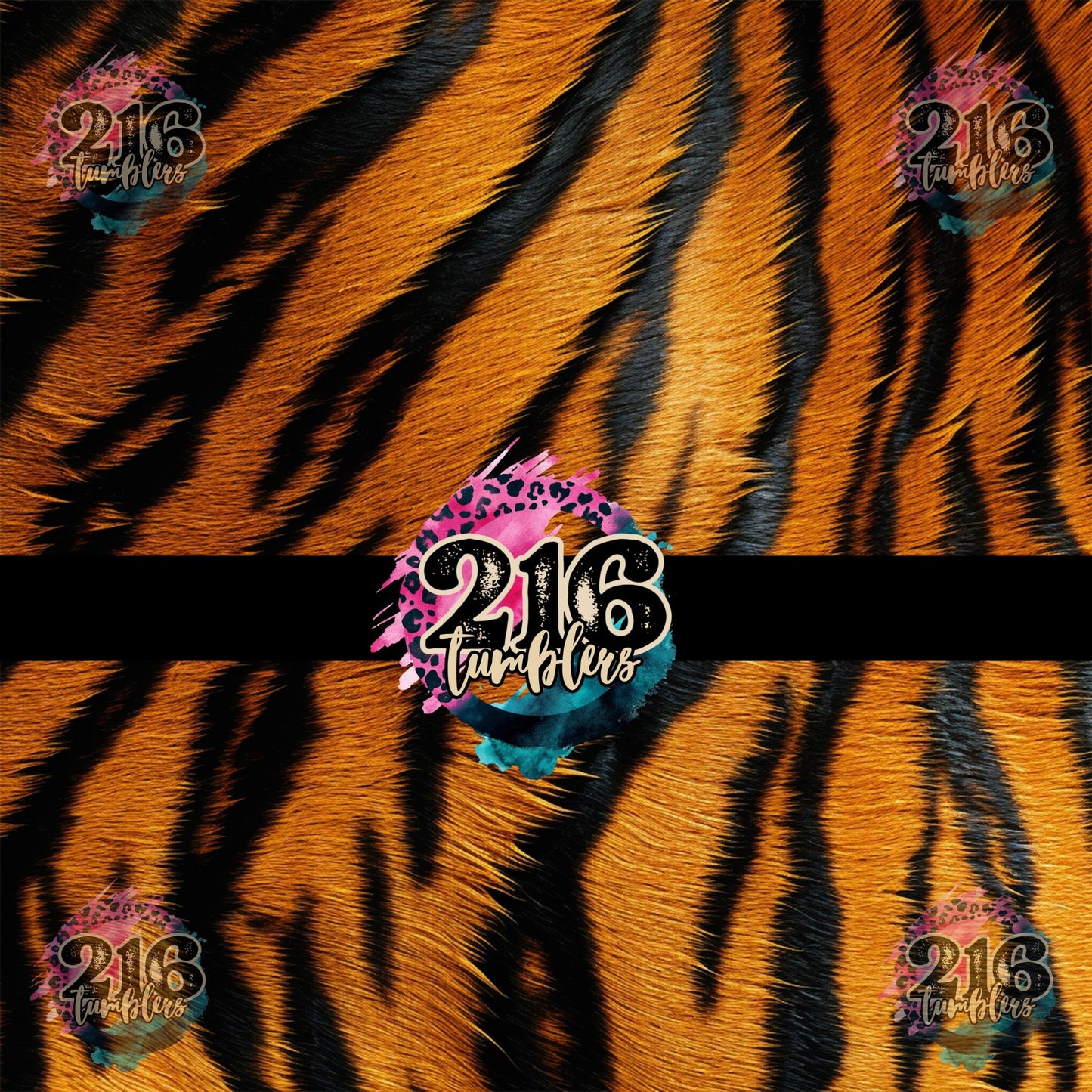 V549 TIGER PRINT - 216 Tumblers