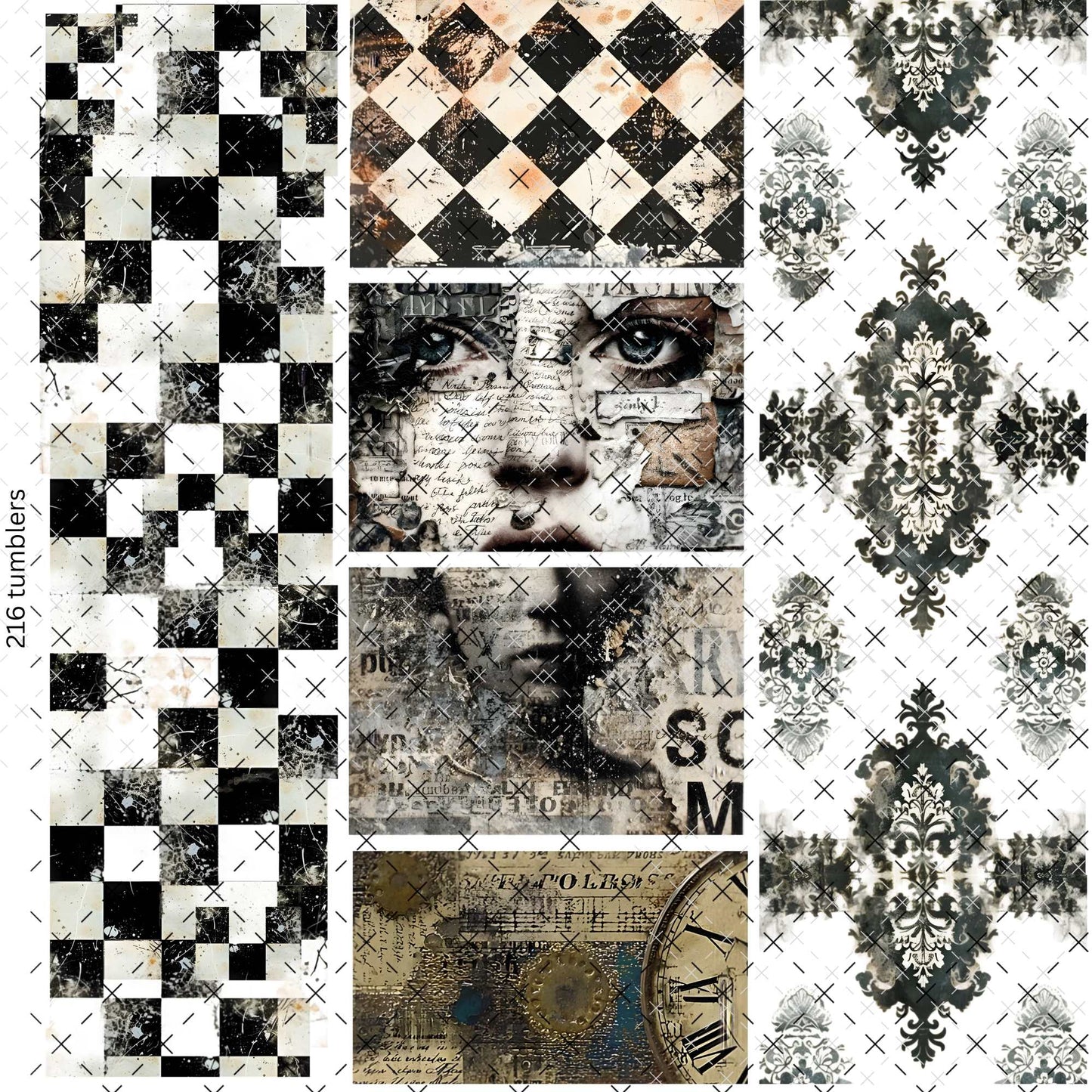 900 GIRL CHECKER GRUNGE