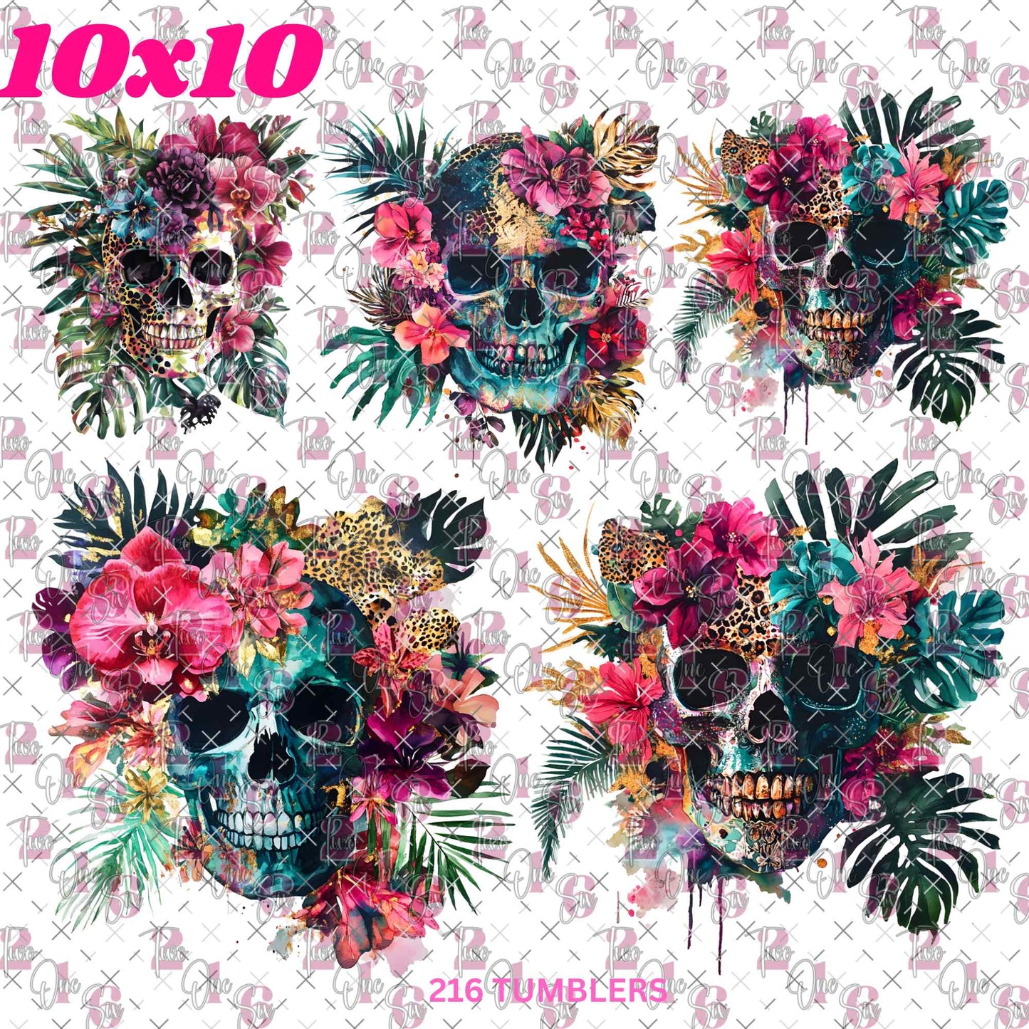 426 TROPICAL SKULLS