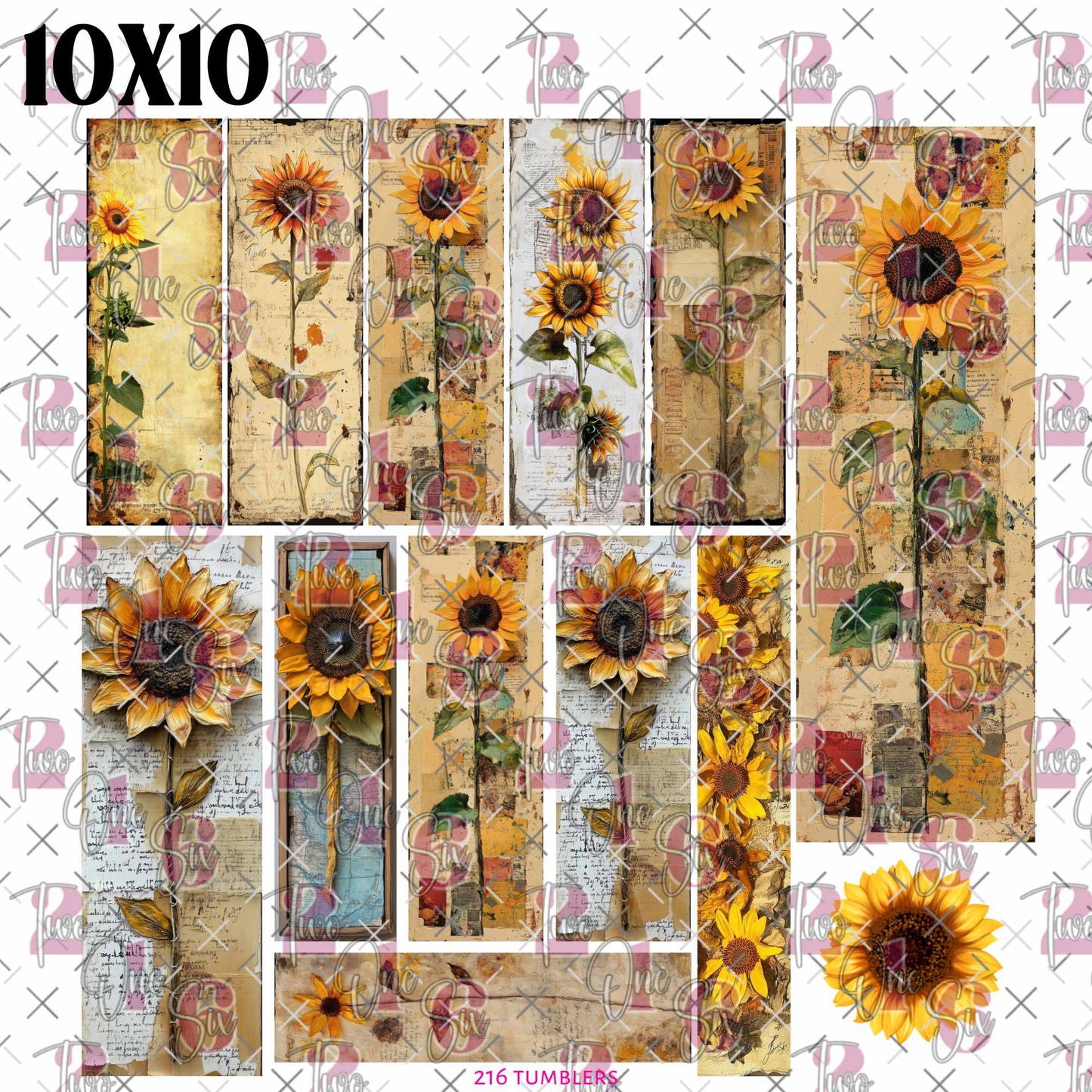 390 SUNFLOWER STRIPS