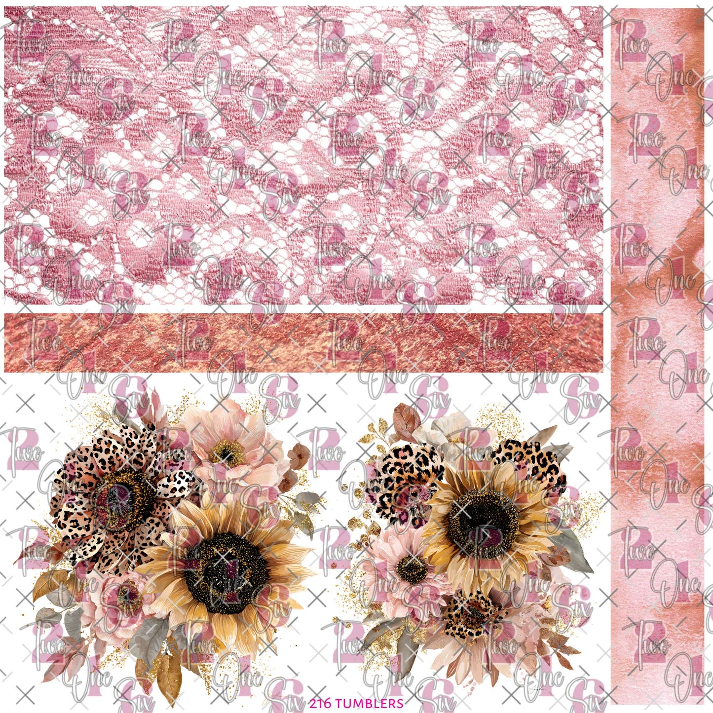 474 PINK LACE AND FLORAL