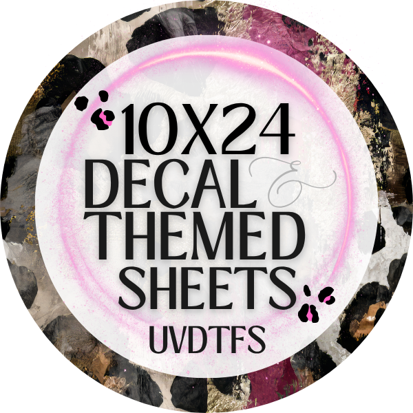 10X24 THEME SHEETS - 216 Tumblers