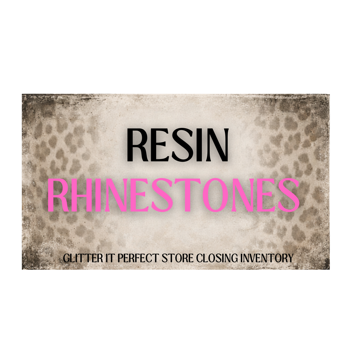 RESIN RHINESTONES
