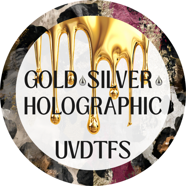 GOLD / SILVER / HOLOGRAPHIC UVDTF - 216 Tumblers