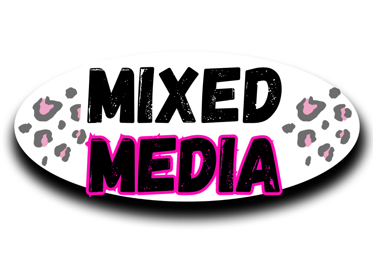 Mixed Media:  V Split: Swirls: Boxes and Bands - 216 Tumblers