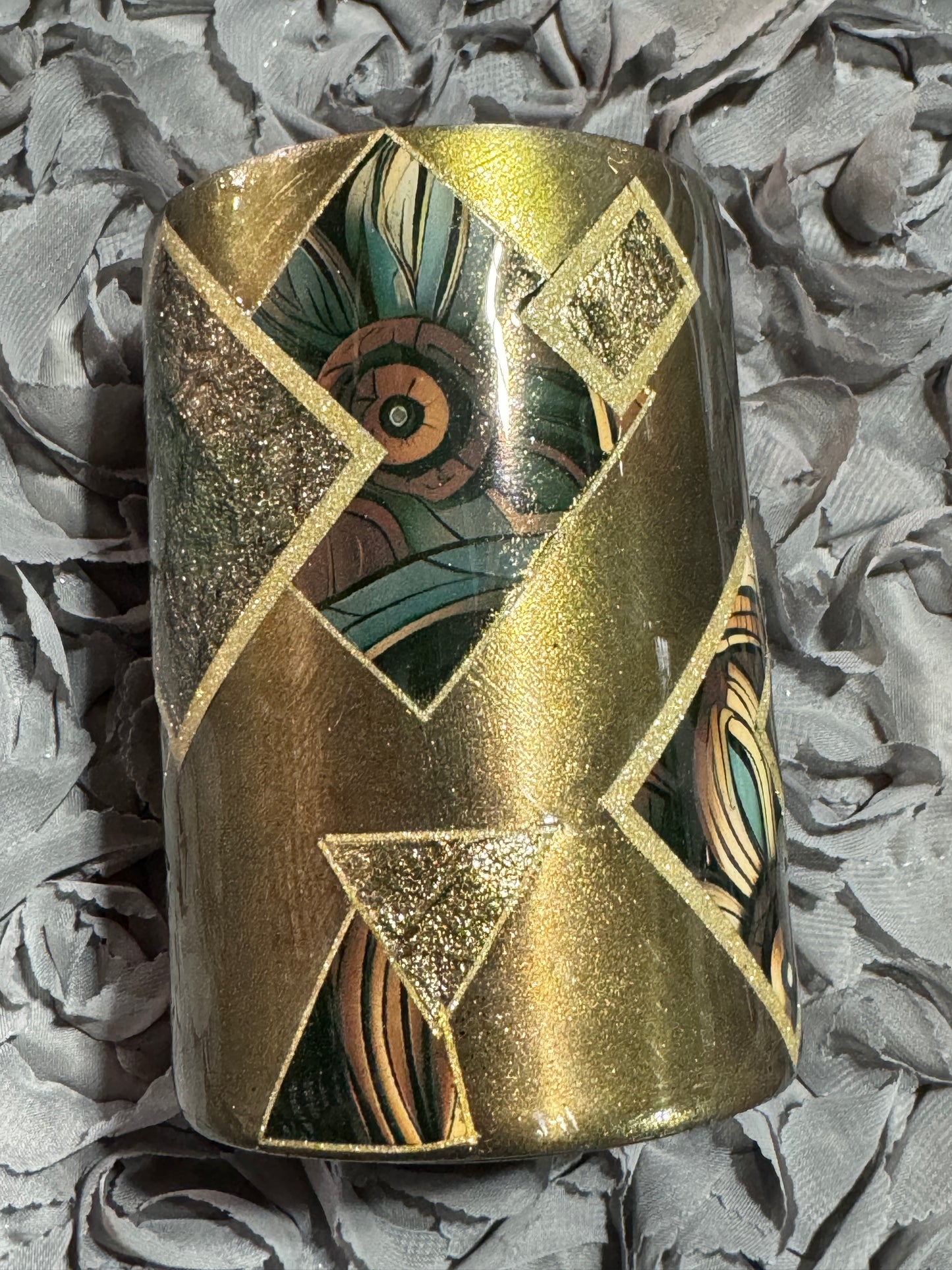 Abstract Patchwork Tumbler